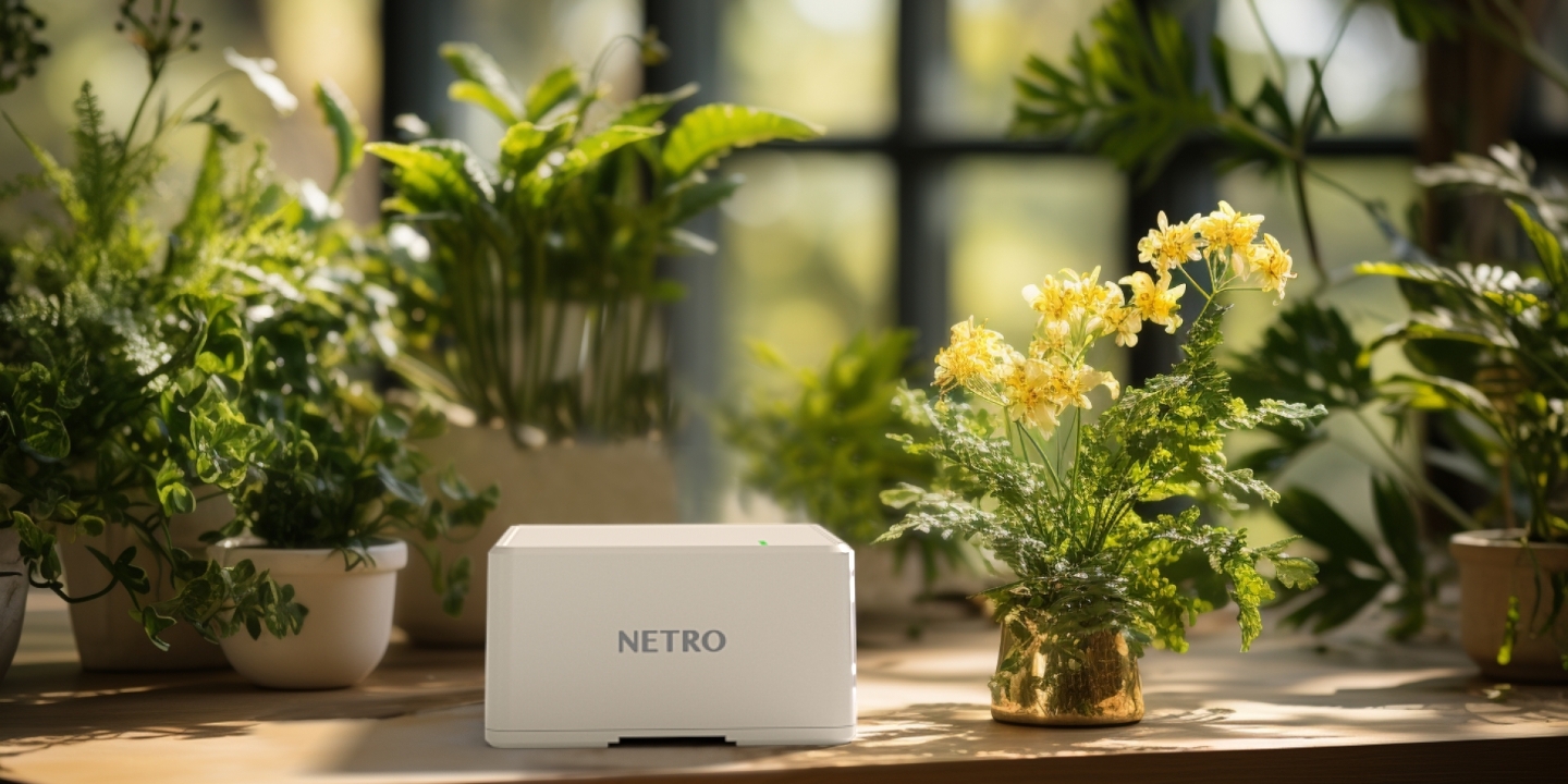 Netro Stream is an automated drip irrigation system designed for the lushness of your potted plants.